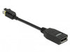 EAN 4043619659784 - DeLOCK 65978 adaptador de cable de vídeo 0,15 m Mini DisplayPort DisplayPort Negro imagen 2