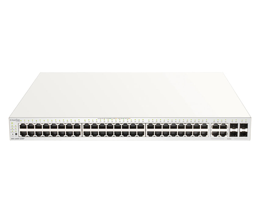 EAN 0790069442988 - D-Link DBS-2000-52MP switch Gestionado L2 Gigabit Ethernet (10/100/1000) Energía sobre Ethernet (PoE) Gri imagen 3