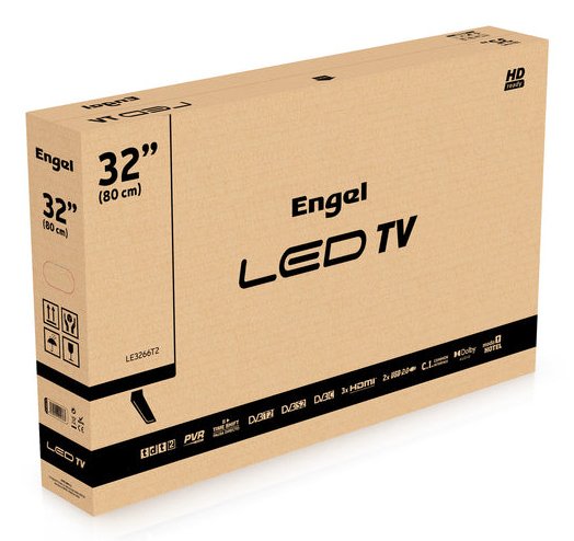 EAN 8436606900383 - Engel LE3266T2 81,3 cm (32") HD+ Negro 180 cd / m² imagen 7