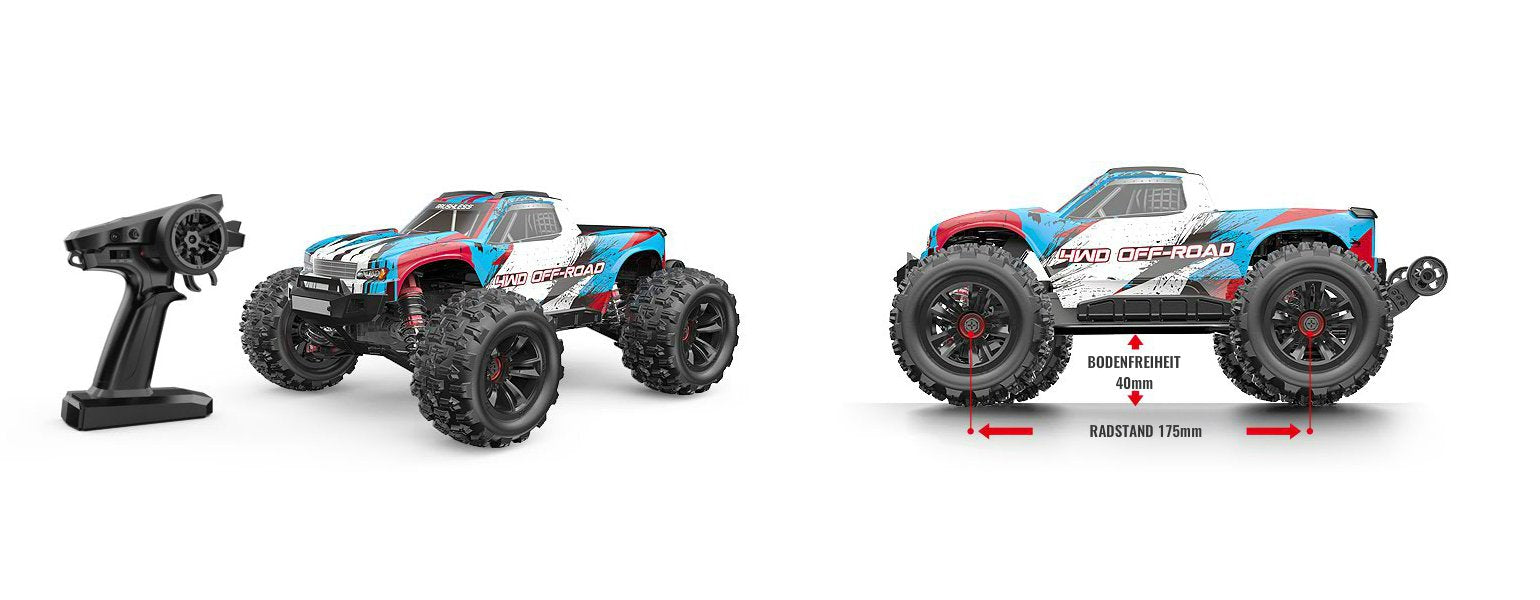 EAN 4260768517356 - Amewi 22627 modelo controlado por radio Monster truck Motor eléctrico 1:16 imagen 6