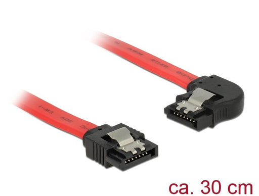 EAN 4043619839636 - DeLOCK 83963 cable de SATA 0,3 m SATA 7-pin Negro, Rojo imagen 1
