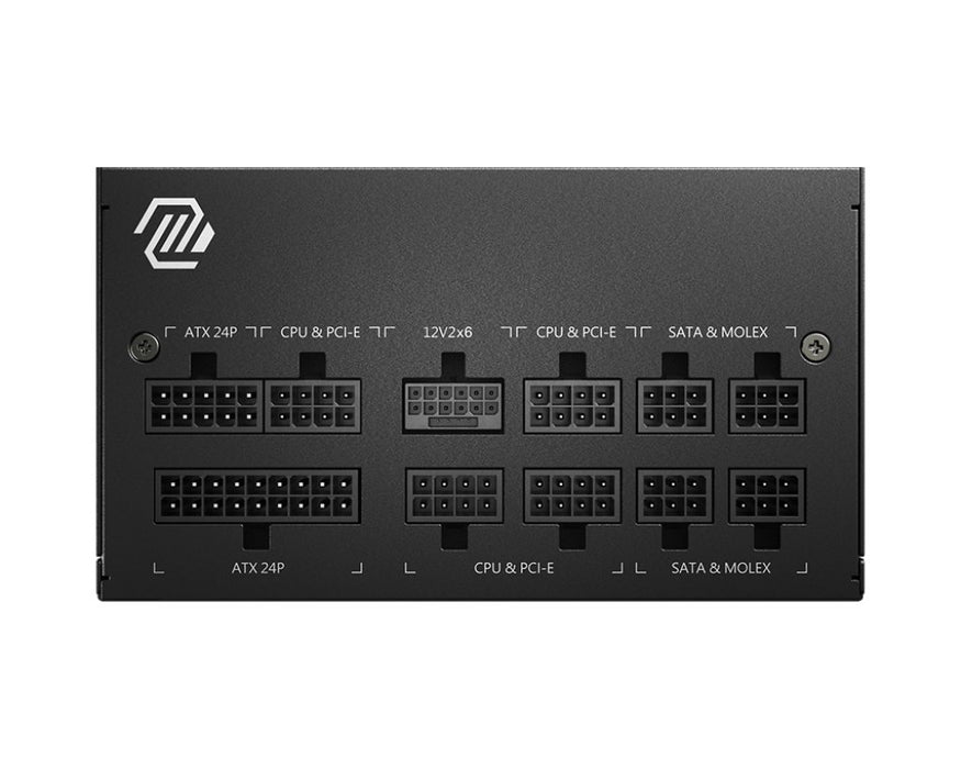 EAN 4711377084284 - MSI MAG A750GL PCIE5 unidad de fuente de alimentación 750 W 20+4 pin ATX ATX Negro imagen 2