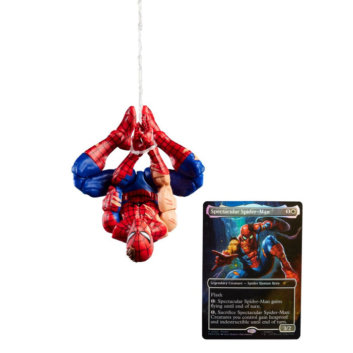 EAN 5010996323156 - Marvel Legends Series Magic: The Gathering Battle-Damaged Spider-Man imagen 1