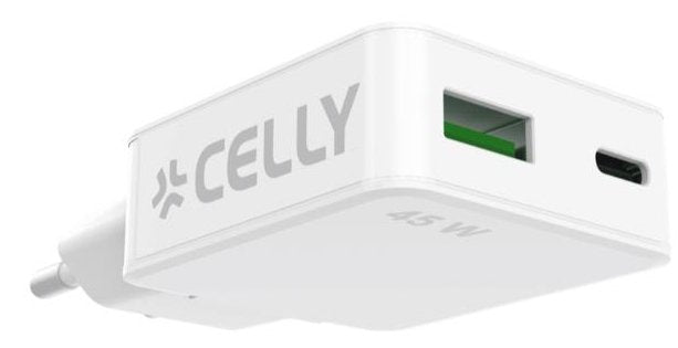 EAN 8021735220909 - Celly SLIMTC1C1A45WWH cargador de dispositivo móvil Portátil, Smartphone, Tableta Blanco Corriente altern imagen 4