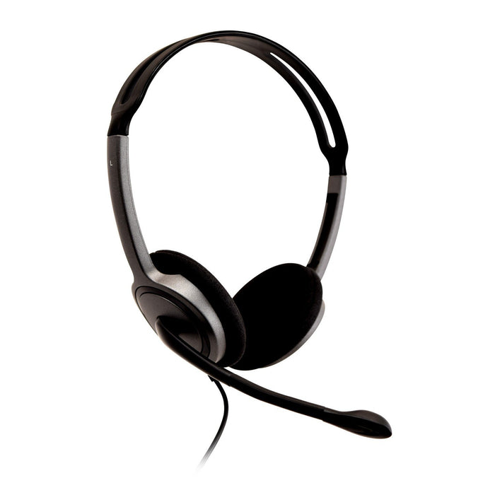 EAN 0662919104059 - V7 HA212-2EP auricular y casco Auriculares Alámbrico Diadema Llamadas/Música Negro, Plata imagen 2