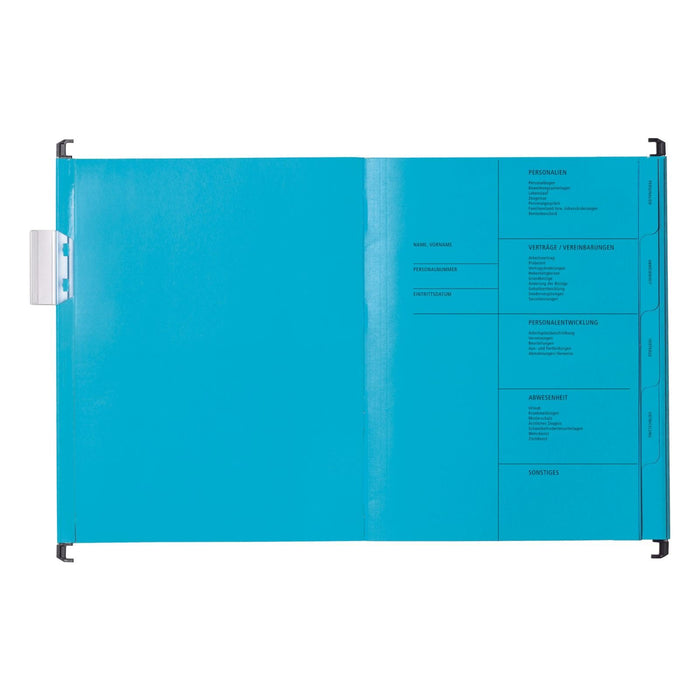 EAN 4013951012417 - Pagna 44105-02 archivador colgante A4 Cartón Azul 10 pieza(s) imagen 3