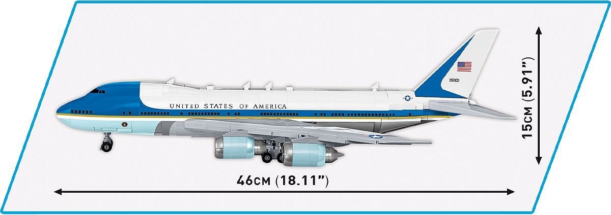 EAN 5902251266103 - COBI Boeing 747 Air Force One imagen 8