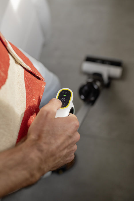 EAN 4066529148155 - Kärcher FCV 3 vloerreiniger Aspiradora escoba 2 en 1 Batería Seca y húmeda HEPA Sin bolsa 160 W Blanco imagen 6