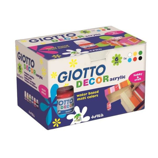 EAN 8000825006128 - Giotto Decor pintura a base de agua 25 ml 6 pieza(s) imagen 1