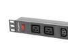 EAN 5901969424515 - Lanberg PDU-02I1908I-0200-C20-BK unidad de distribución de energía (PDU) 10 salidas AC 1U Negro imagen 3