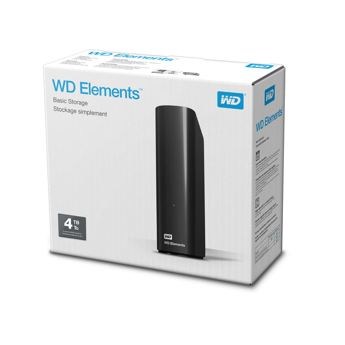 EAN 0718037824925 - Western Digital WD Elements Desktop disco duro externo 4 TB Micro-USB B 3.2 Gen 1 (3.1 Gen 1) Negro imagen 8