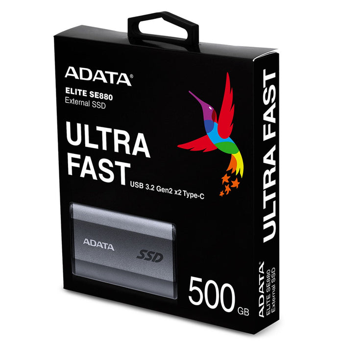 EAN 4711085935786 - ADATA SE880 500 GB USB Tipo C 3.2 Gen 2 (3.1 Gen 2) Wifi Gris imagen 6