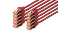 EAN 4016032442318 - Digitus DK-1644-050-R-10 cable de red Rojo 5 m Cat6 S/FTP (S-STP) imagen 1