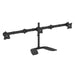 EAN 0065030874670 - StarTech.com ARMBARTRIO2 soporte para monitor 68,6 cm (27") Escritorio Negro imagen 1