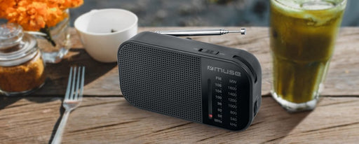 EAN 3700460207656 - Muse M-025 R radio Portátil Analógica Negro imagen 2