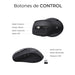 EAN 8436586743444 - SUBBLIM SUBKBC-DCOPW2 teclado Ratón incluido Hogar / Oficina RF Wireless + Bluetooth QWERTY Español Negro imagen 7