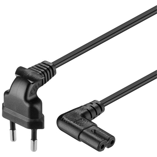 EAN 4040849973444 - Goobay CEE 7/16 - IEC-60320-C7 Negro 0,75 m CEE7/16 C7 acoplador imagen 1