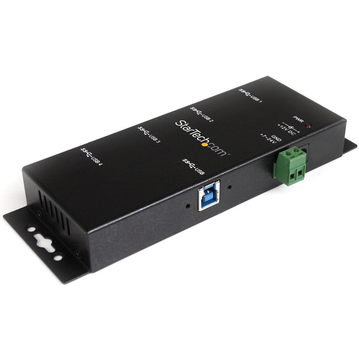 EAN 0065030841603 - StarTech.com ST4300USBM hub de interfaz USB 3.2 Gen 1 (3.1 Gen 1) Type-B 5000 Mbit/s Negro imagen 1