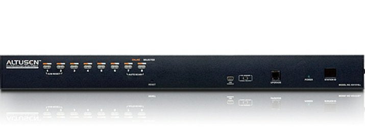 EAN 0672792400377 - ATEN KH1508Ai interruptor KVM Montaje en rack Negro imagen 3