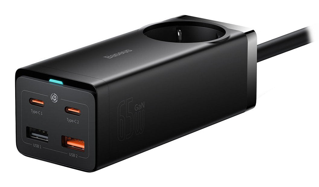 EAN 6932172610241 - Baseus PSZM000901 adaptador e inversor de corriente Interior 65 W Negro imagen 3