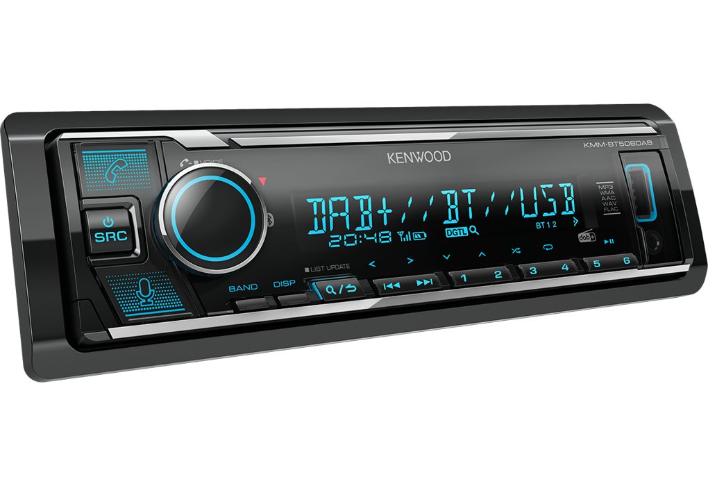 EAN 0019048233745 - Kenwood Electronics KMM-BT508DAB receptor multimedia para coche Negro 200 W Bluetooth imagen 2