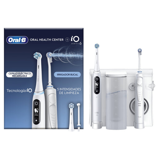EAN 8006540841204 - Oral-B iO6 & OxyJet Adulto Cepillo dental oscilante Blanco imagen 1