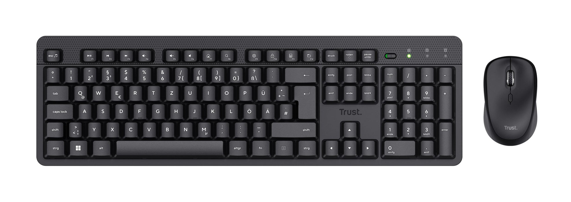 EAN 8713439253566 - Trust TKM-360 teclado Ratón incluido Oficina RF inalámbrico QWERTY Español Negro imagen 4
