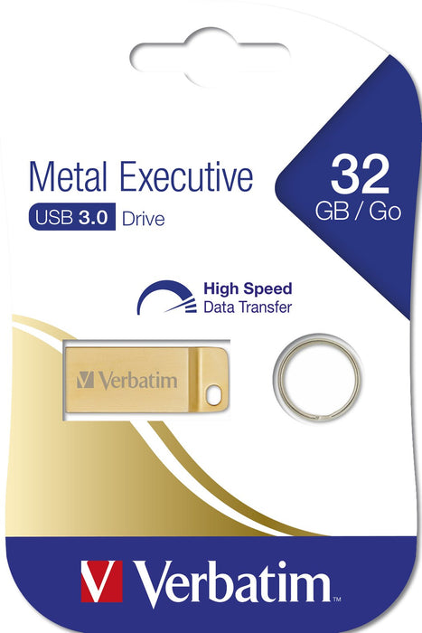 EAN 0023942991052 - Verbatim Metal Executive unidad flash USB USB tipo A 3.2 Gen 1 (3.1 Gen 1) Oro imagen 5