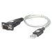 EAN 8054529023493 - Techly IDATA USB-SER-2T cable de serie Transparente 0,45 m USB tipo A DB-9 imagen 1