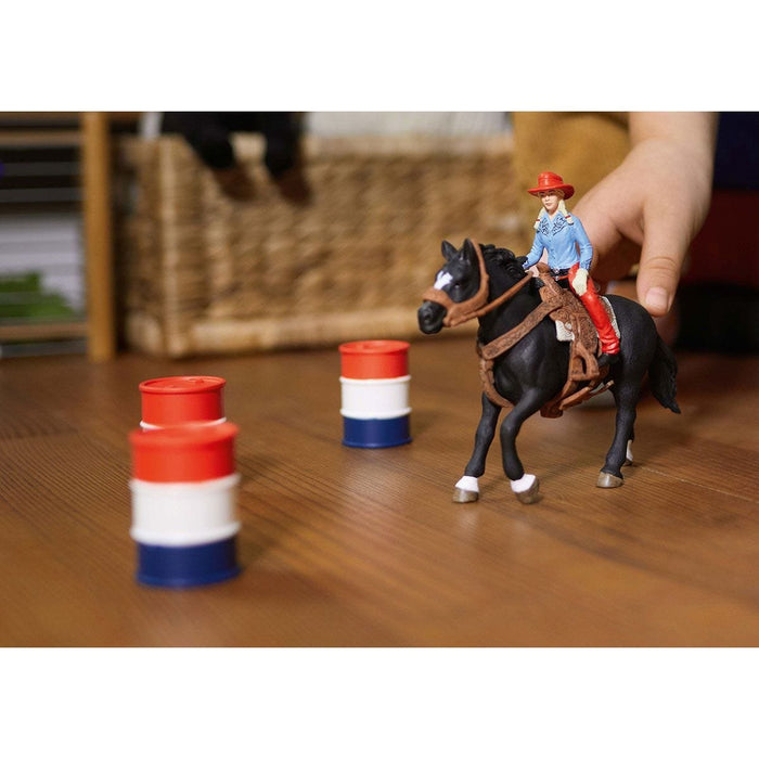 EAN 4059433473734 - schleich Cowgirl Barrel Racing Fun imagen 2
