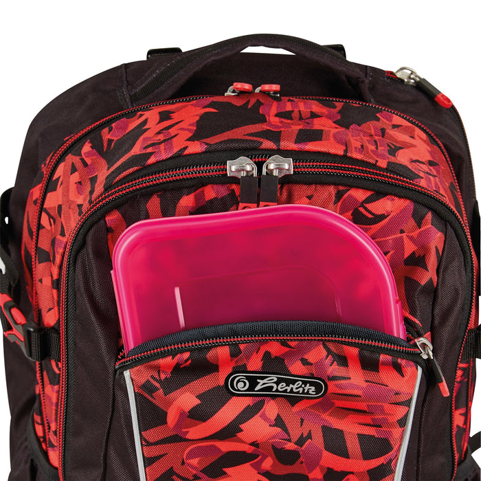 EAN 4008110344843 - Herlitz Ultimate Graffiti mochila Mochila deportiva Negro, Rojo Poliéster imagen 6