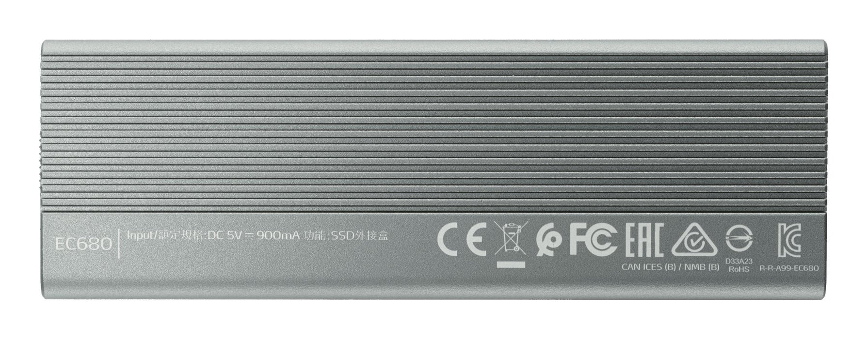EAN 4711658152527 - ADATA EC680 Caja externa para unidad de estado sólido (SSD) Gris M.2 imagen 3