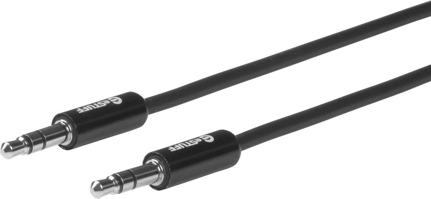 EAN 5706998232724 - eSTUFF ES608001 cable de audio 0,5 m 3,5mm Negro imagen 1