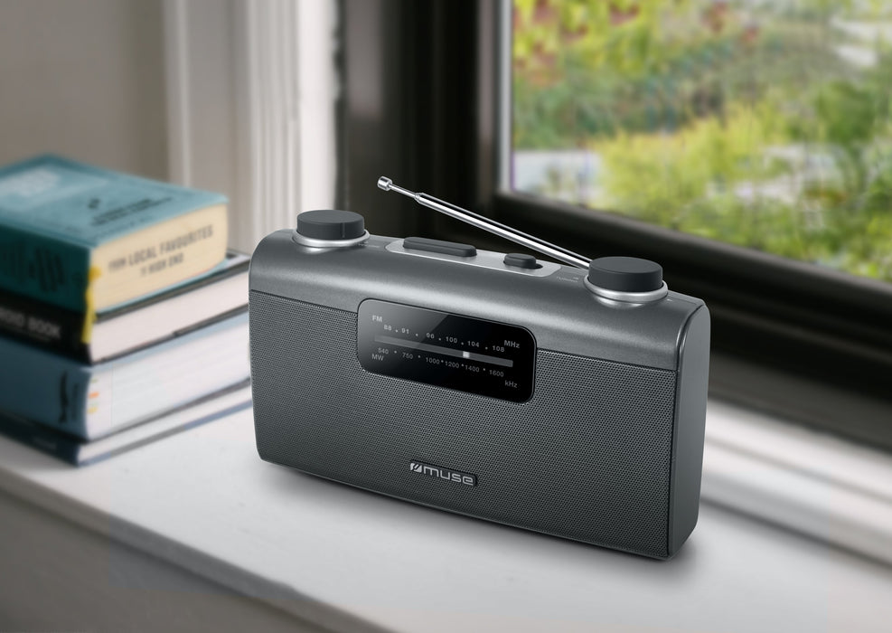 EAN 3700460206475 - Muse M-058 R Portátil Analógica Negro, Gris imagen 3