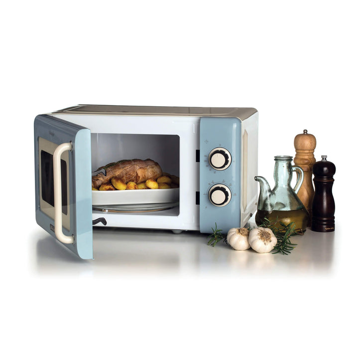 EAN 8003705124011 - Ariete Vintage Line 3960/05 Azul claro Solo microondas Encimera 20 L 800 W imagen 4