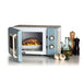 EAN 8003705124011 - Ariete Vintage Line 3960/05 Azul claro Solo microondas Encimera 20 L 800 W imagen 4