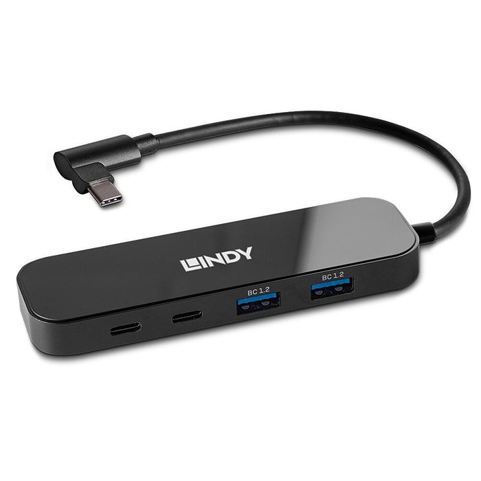 EAN 4002888433341 - Lindy 43334 hub de interfaz USB 3.2 Gen 2 (3.1 Gen 2) Type-C 10000 Mbit/s Negro imagen 1
