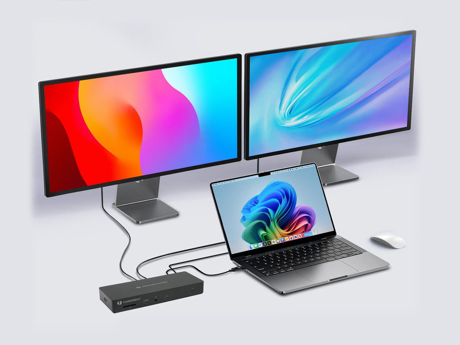 EAN 4015867240748 - Conceptronic DONN30B base para portátil y replicador de puertos Alámbrico Thunderbolt 4 Negro imagen 5