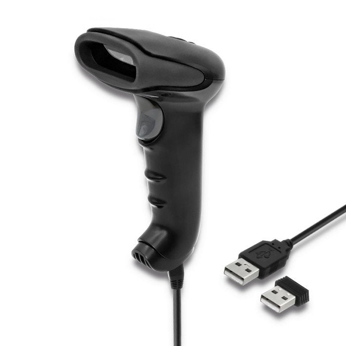 EAN 5901878508689 - Qoltec 50868 lector de código de barras Lector de códigos de barras portátil 1D/2D Laser Negro imagen 1