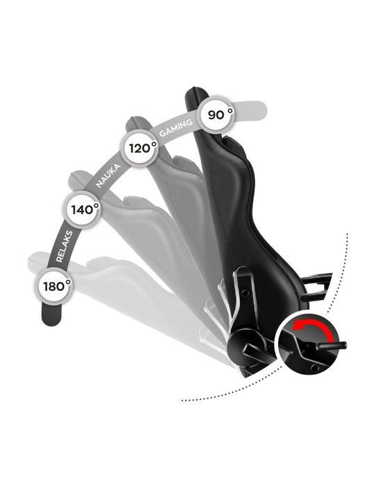 EAN 5903796010244 - Huzaro Ranger 6.0 Black Silla para videojuegos universal Asiento (de seguridad) de butaca Negro imagen 15