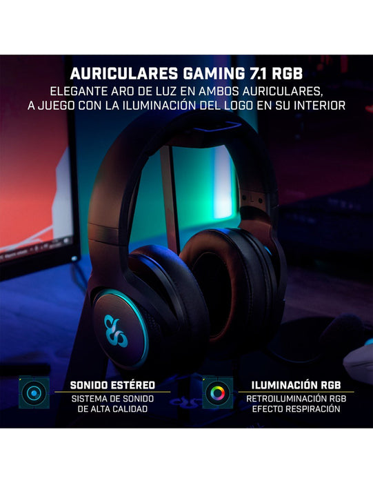 EAN 8435443703140 - Newskill Gaming Sobek Auriculares Alámbrico Diadema Juego USB tipo A Negro imagen 8