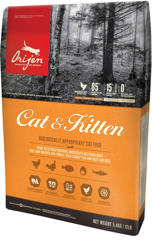 EAN 64992280185 - Orijen Cat & Kitten alimento seco para gatos 1,8 kg Gatito Pollo, Pescados, Pavo imagen 1