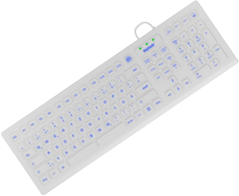 EAN 4250078171348 - KeySonic KSK-8031INEL teclado Industrial USB QWERTZ Alemán Blanco imagen 1