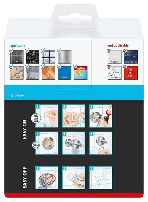 EAN 4042448448309 - TESA Smooz Montado en pared Plata imagen 3