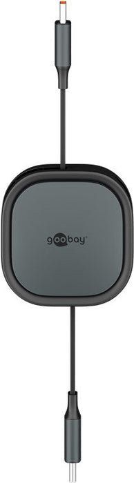 EAN 4040849774249 - Goobay 77424 cable USB USB 2.0 1 m USB C Negro, Plata imagen 3