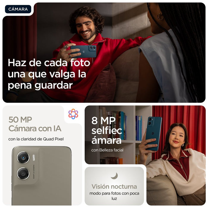 EAN 840493601861 - Motorola moto g06 power 17,5 cm (6.88") SIM doble Android 15 4G USB Tipo C 4 GB 64 GB 7000 mAh Caqui imagen 14