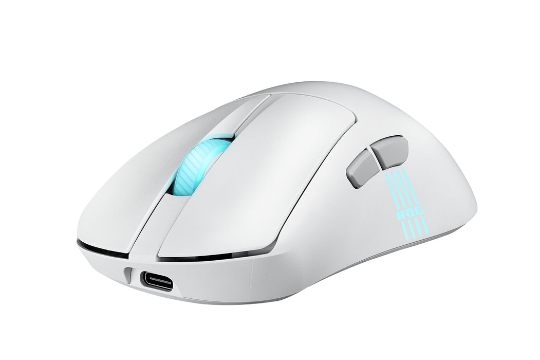 EAN 4711387951262 - ASUS ROG Keris II Origin WHT ratón Juego mano derecha RF Wireless + Bluetooth + USB Type-A Óptico 42000 D imagen 6