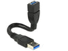 EAN 4043619837137 - DeLOCK 0.15m 2xUSB3.0-A cable USB USB 3.2 Gen 1 (3.1 Gen 1) 0,15 m USB A Negro imagen 1
