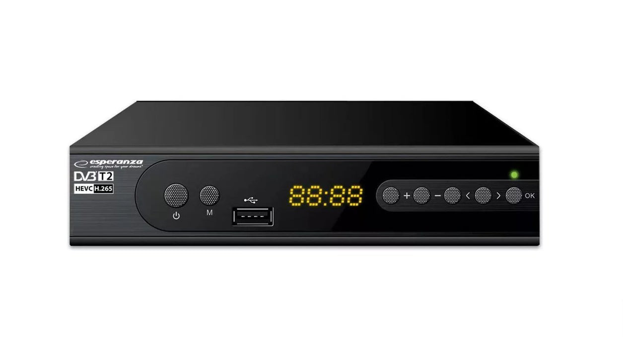 EAN 5901299957776 - Esperanza EV106R descodificador para televisor Cable Negro imagen 1