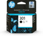 EAN 0884962894392 - HP 301 Black Original Ink Cartridge cartucho de tinta 1 pieza(s) Rendimiento estándar imagen 1